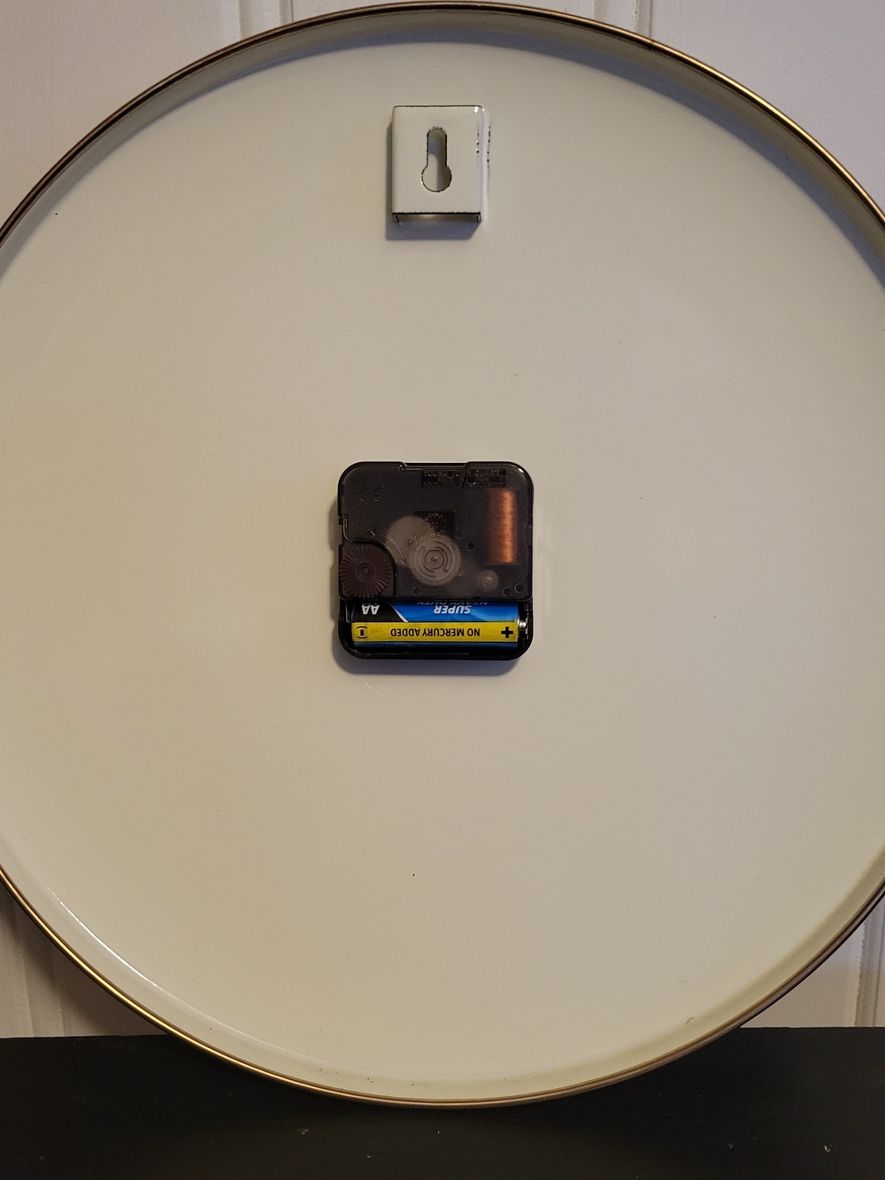 Mackenzie-Childs Courtley Check Wall Clock - Picture 3 of 5